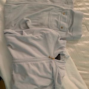 Juicy Couture Baby Blue track suit XS